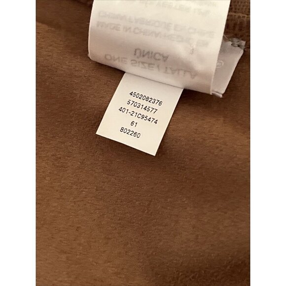 Chico’s Wrap One Size Fringed Faux-Suede Hook Eye Closure Cowboy Western - Picture 8 of 8